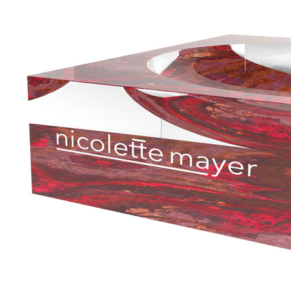 Agate Roccocco Acrylic Candy Catchall Dish - nicolettemayer.com