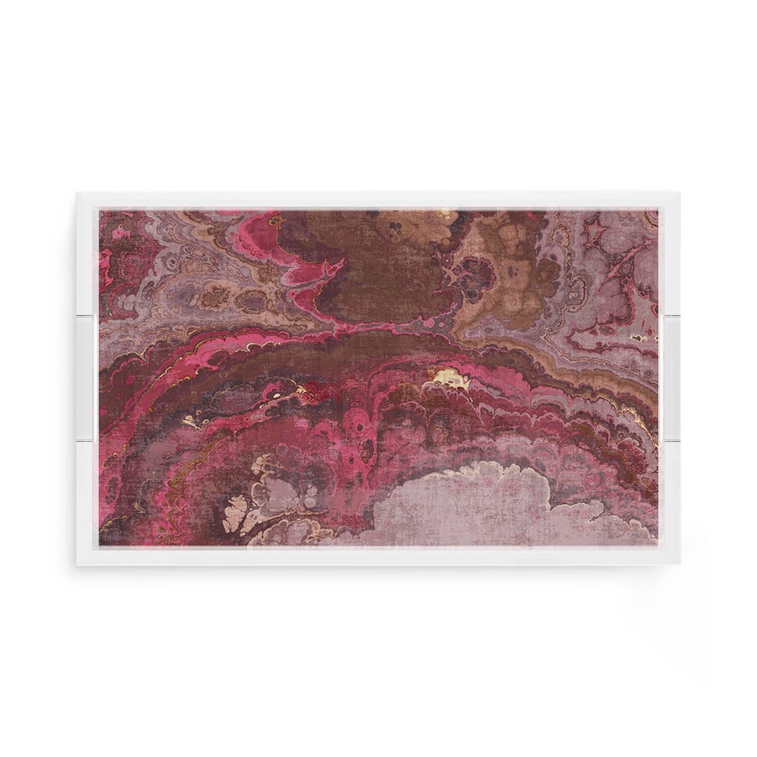 Agate Rococco 17X10.5 Acrylic Tray - nicolettemayer.com
