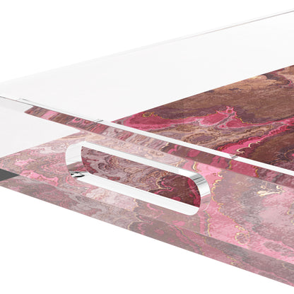 Agate Rococco 17X10.5 Acrylic Tray - nicolettemayer.com
