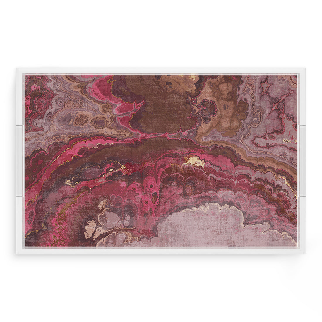 Agate Rococco 22.5X14.5 Acrylic Tray - nicolettemayer.com
