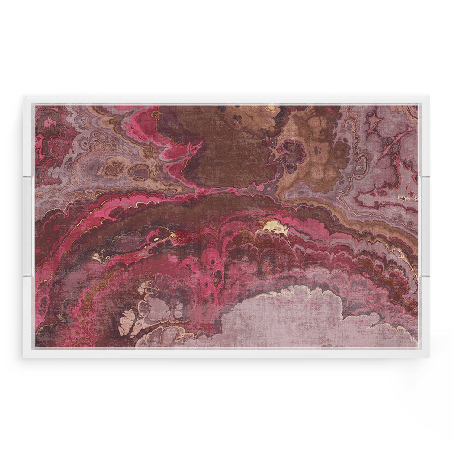 Agate Rococco 22.5X14.5 Acrylic Tray - nicolettemayer.com
