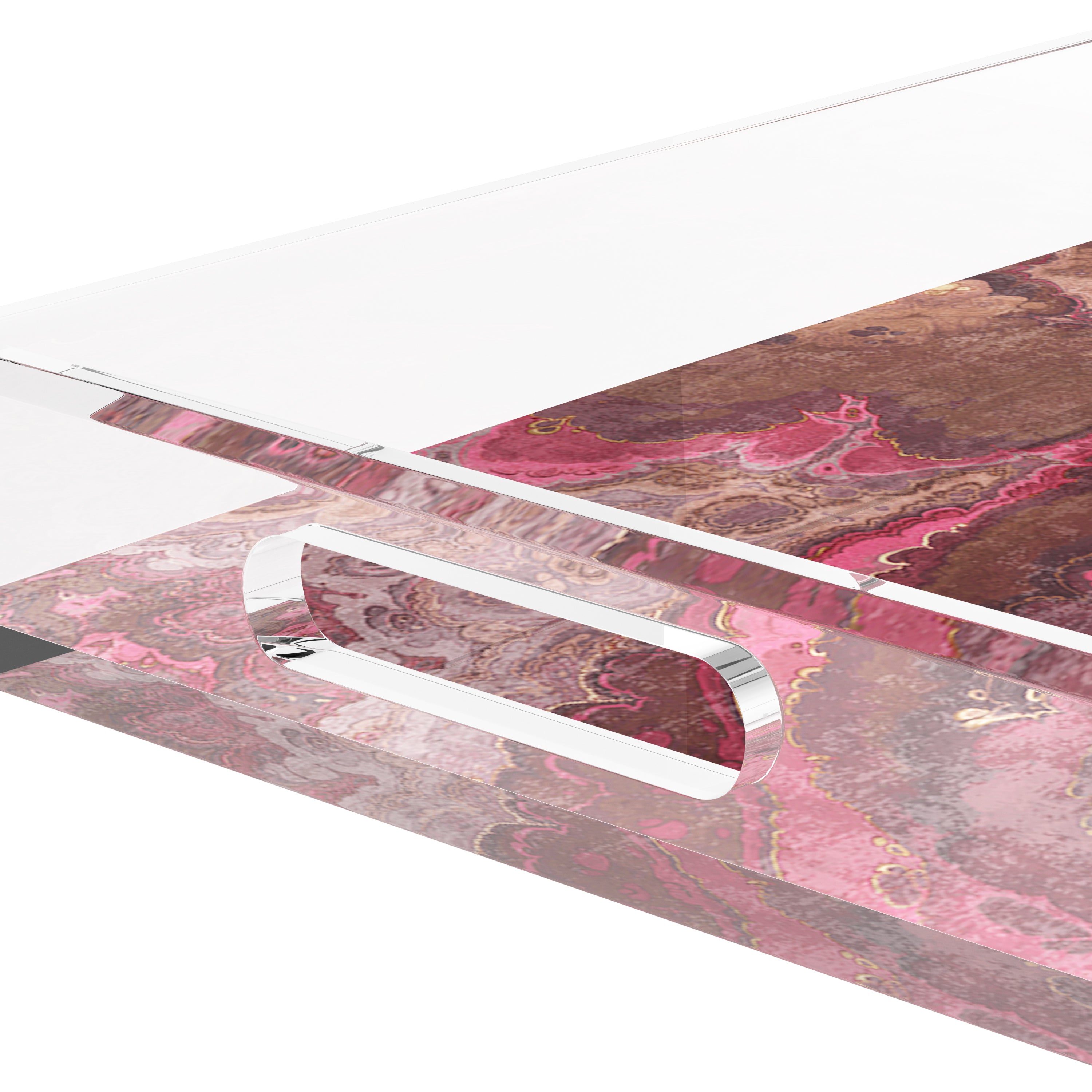 Agate Rococco 22.5X14.5 Acrylic Tray - nicolettemayer.com
