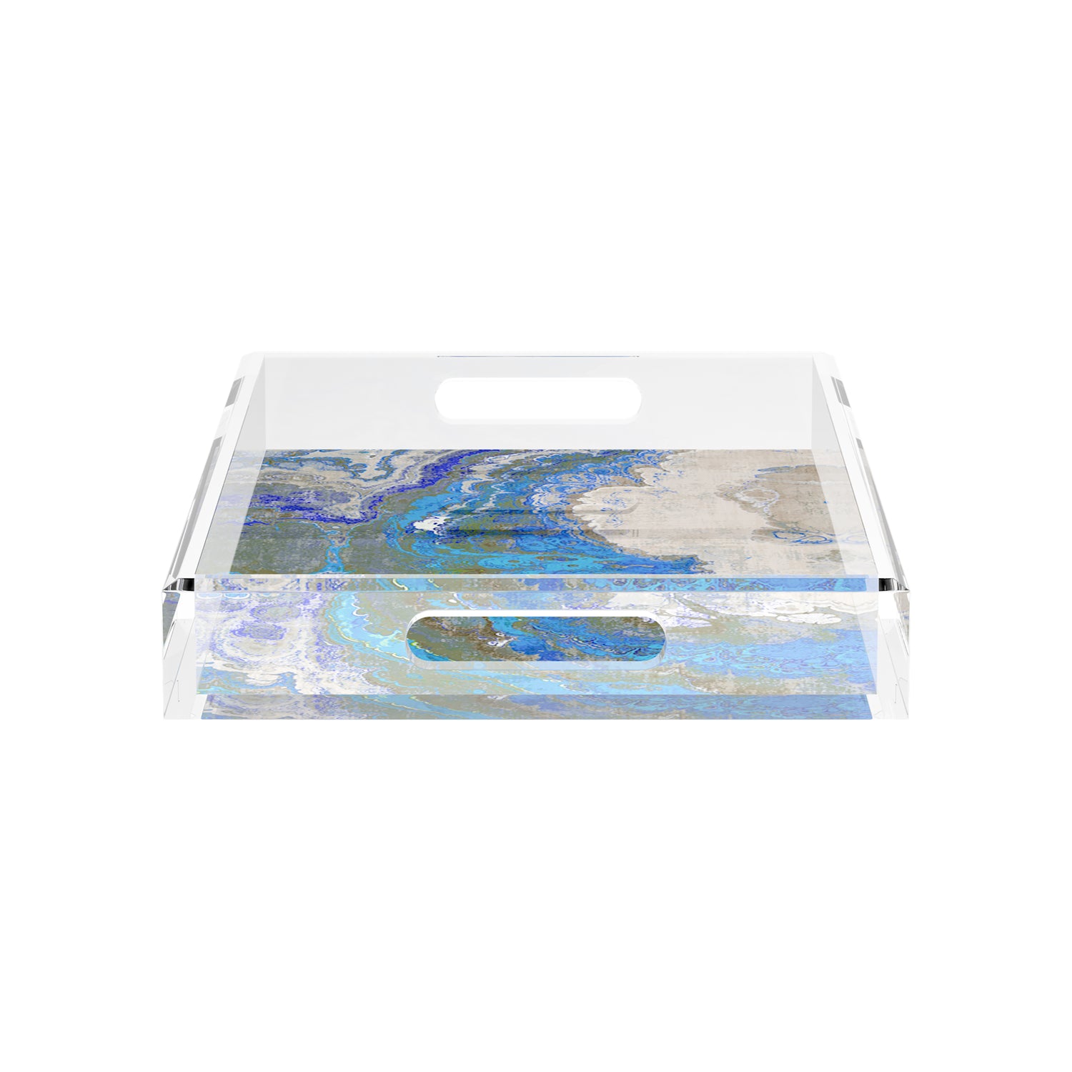 Agate Sodalite 17X10.5 Acrylic Tray - nicolettemayer.com
