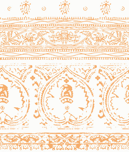 Agra Citrus Peel and Stick Wallpaper, Double Roll, 34&quot; x 288&quot;, 48 sq ft