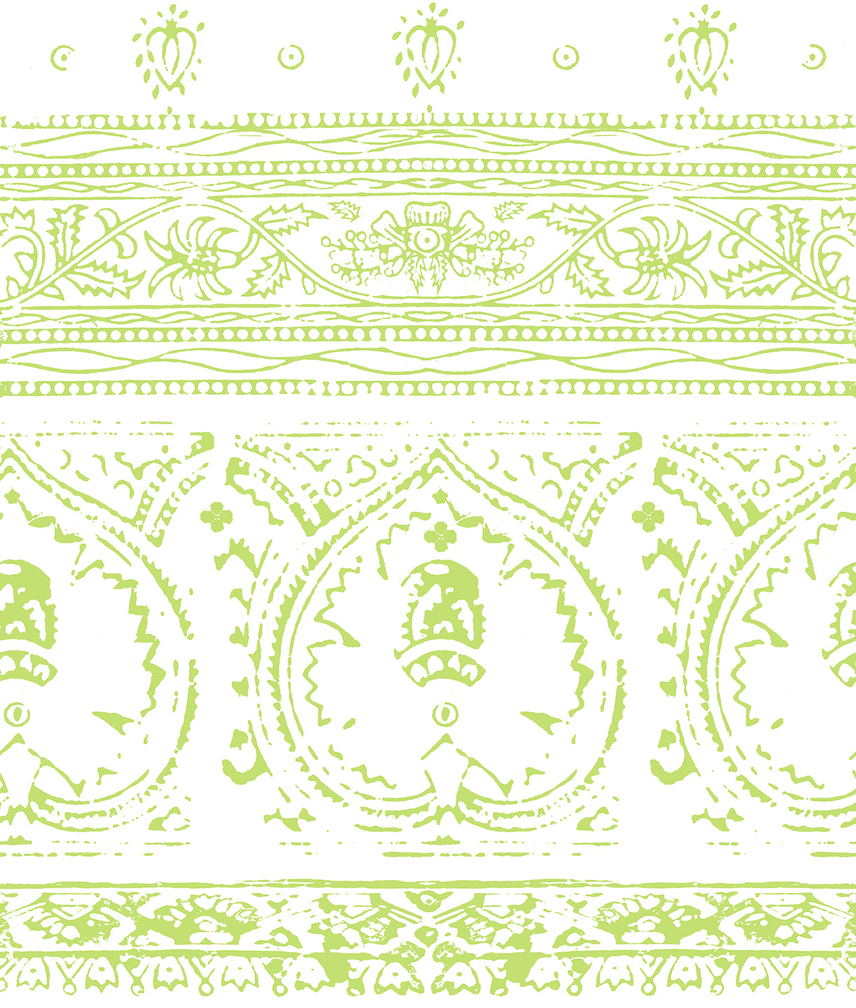Agra Fresh Peel and Stick Wallpaper, Double Roll, 34&quot; x 288&quot;, 48 sq ft