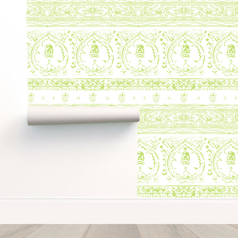 Agra Fresh Peel and Stick Wallpaper, Double Roll, 34&quot; x 288&quot;, 48 sq ft