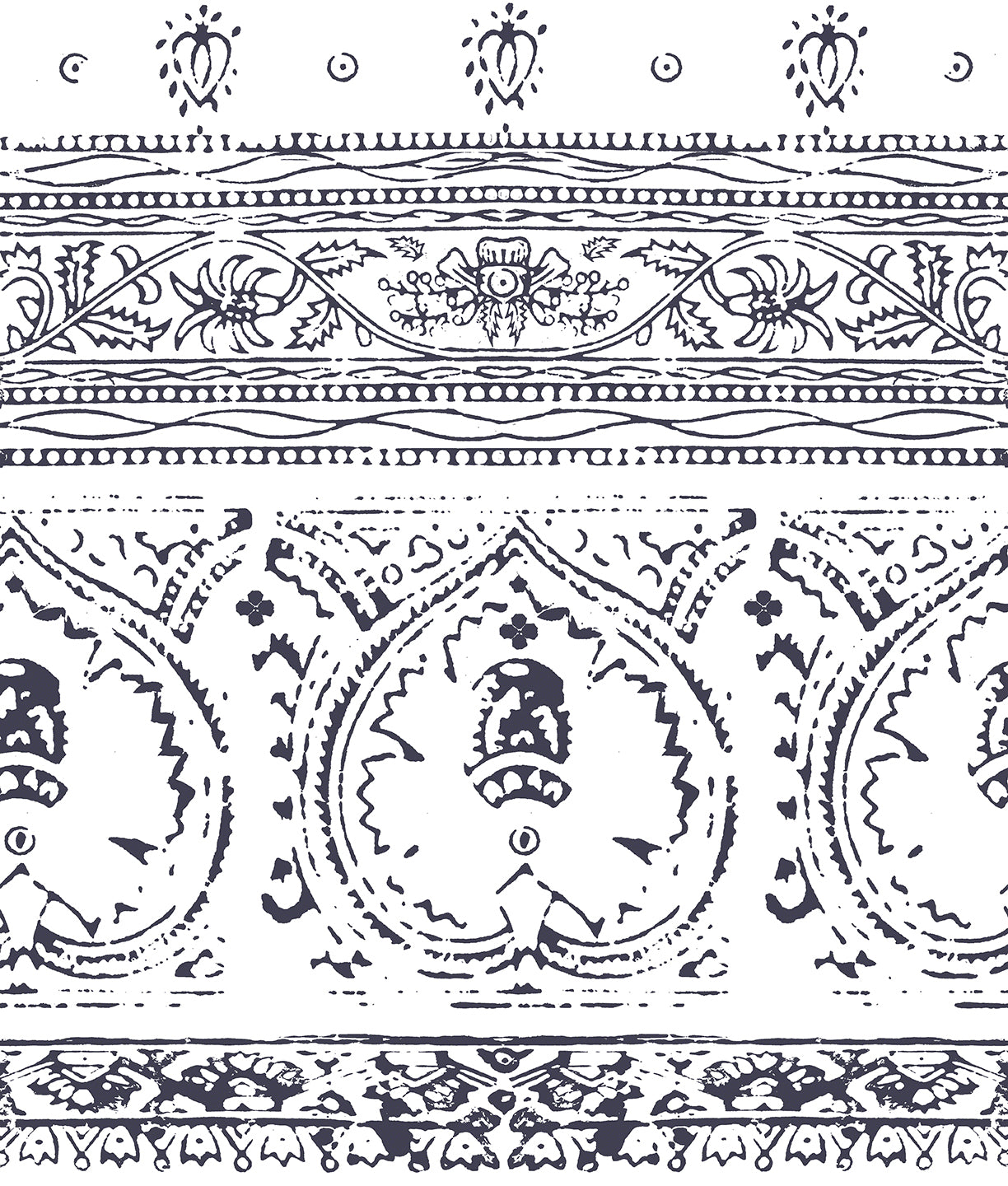 Agra Ink Peel and Stick Wallpaper, Double Roll, 34&quot; x 288&quot;, 48 sq ft