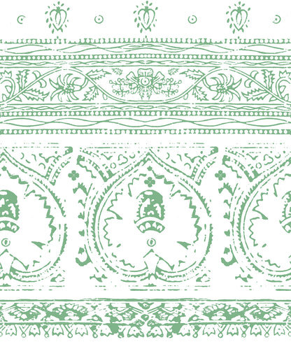 Agra Jade Peel and Stick Wallpaper, Double Roll, 34&quot; x 288&quot;, 48 sq ft