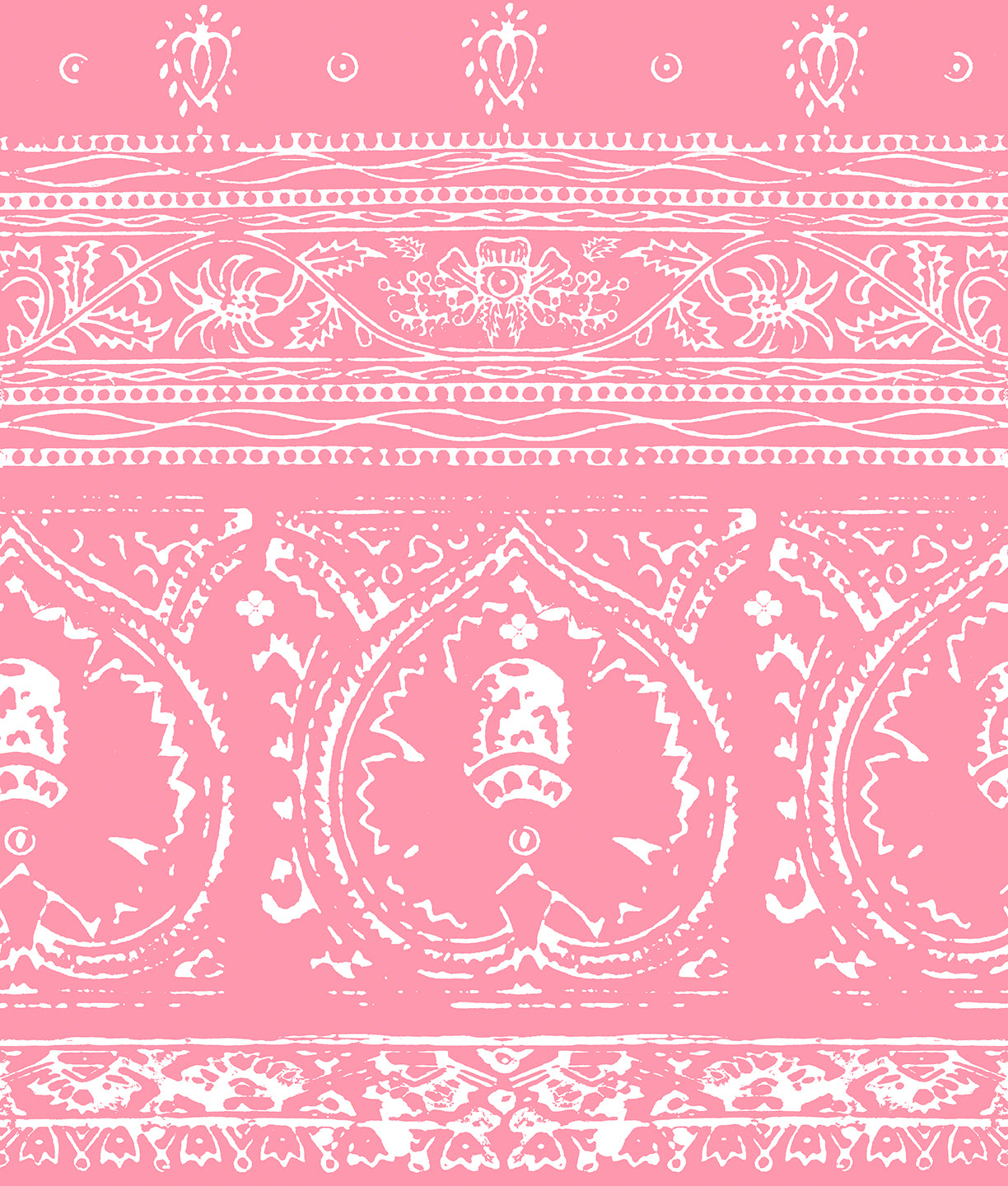 Agra Reverse Pink Peel and Stick Wallpaper, Double Roll, 34&quot; x 288&quot;, 48 sq ft