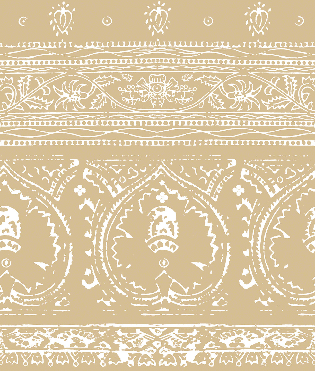 Agra Reverse Warm Peel and Stick Wallpaper, Double Roll, 34&quot; x 288&quot;, 48 sq ft