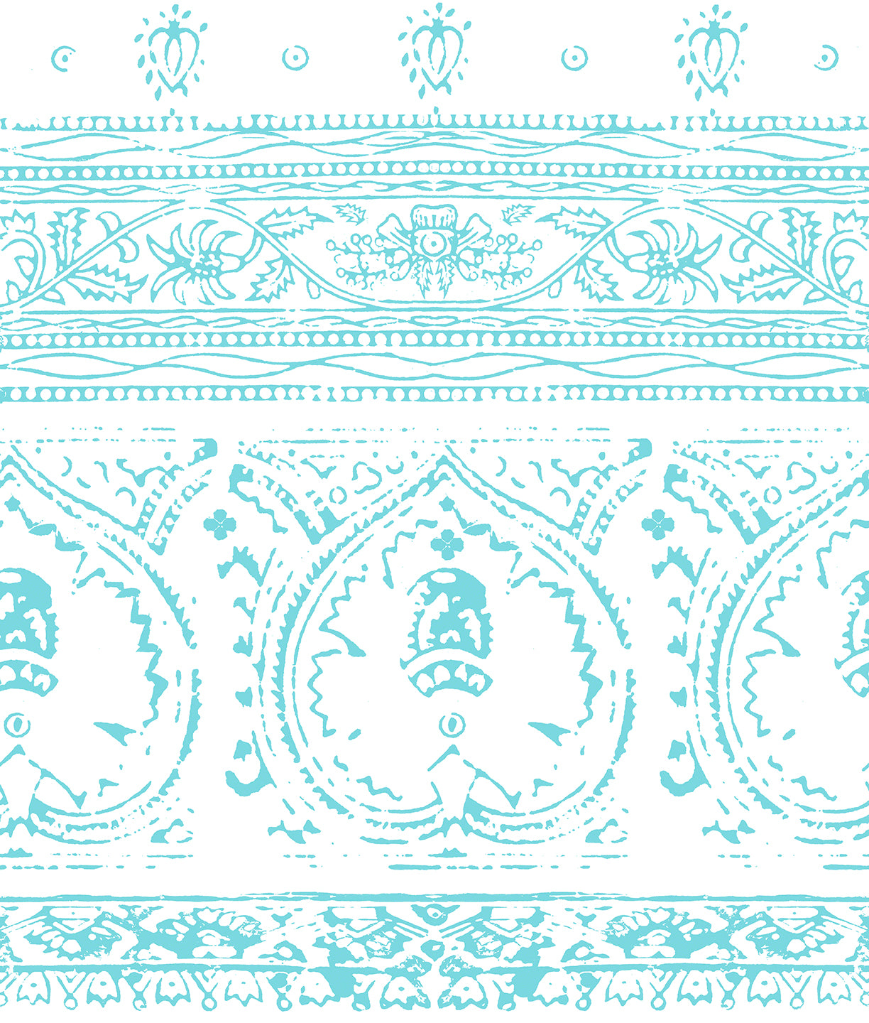 Agra Mist Peel and Stick Wallpaper, Double Roll, 34&quot; x 288&quot;, 48 sq ft