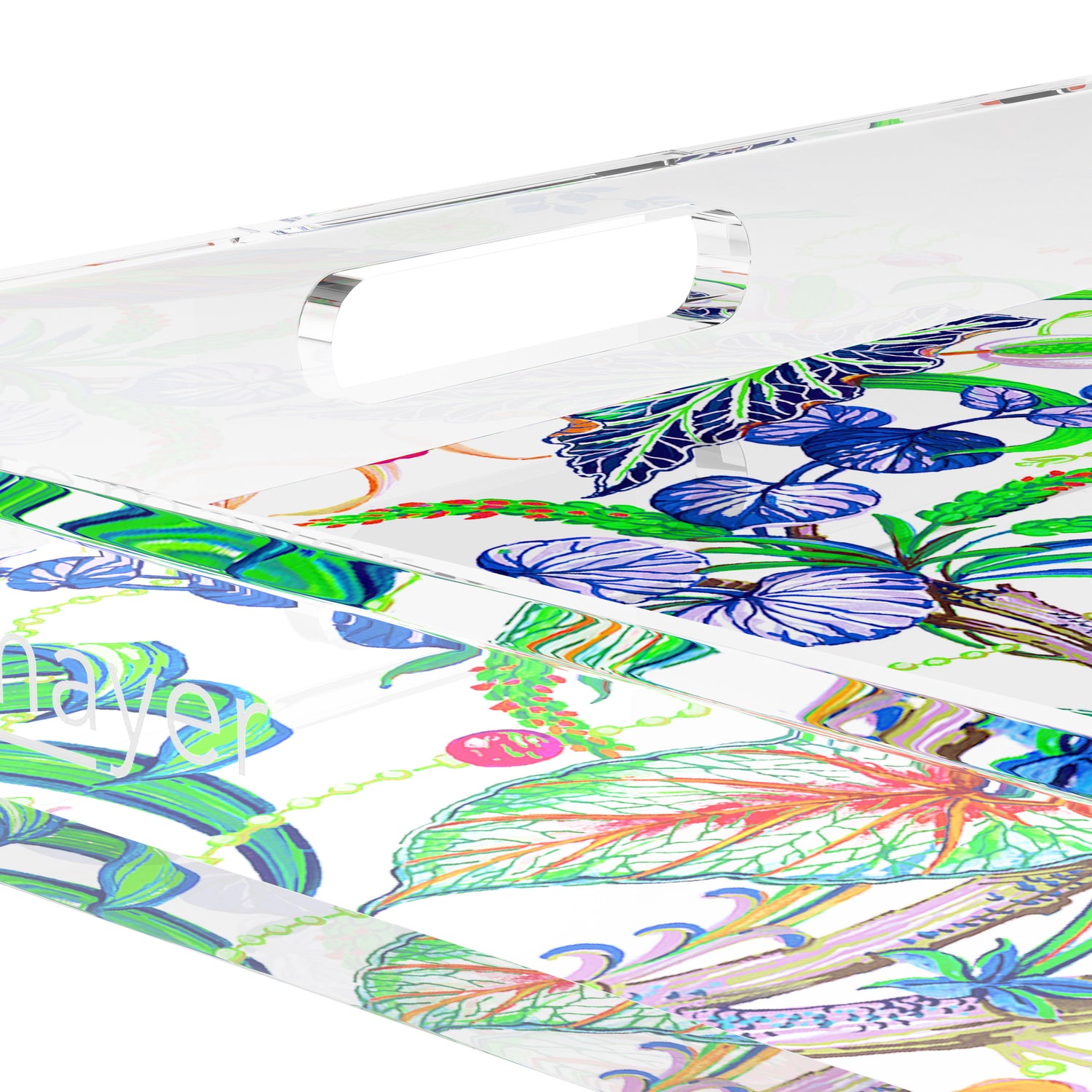 Amazonia Classic 12X12 Acrylic Tray - nicolettemayer.com
