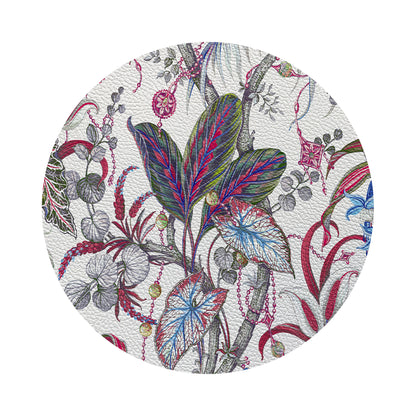 Amazonia Aurelia 16&quot; Round Pebble Placemats, Set of 4 - nicolettemayer.com
