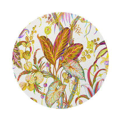 Amazonia Splendor 16&quot; Round Pebble Placemats, Set of 4 - nicolettemayer.com
