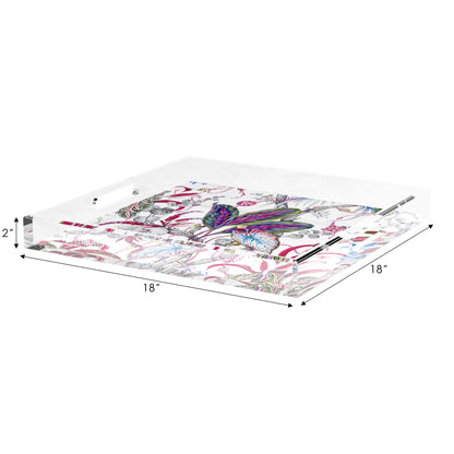 Amazonia Aurelia 18X18 Acrylic Tray - nicolettemayer.com

