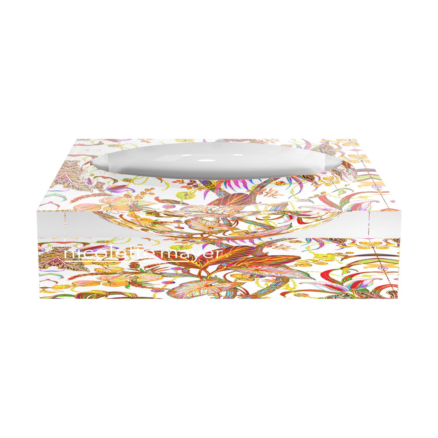 Amazonia Splendor Acrylic Candy Catchall Dish