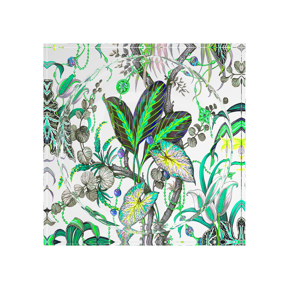 Récipient à bonbons en acrylique tourmaline Amazonia 