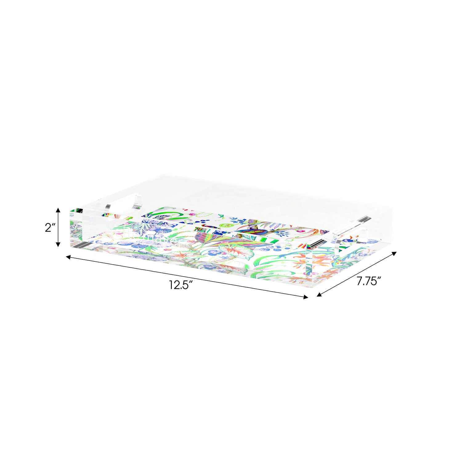 Amazonia Classic 12.5X7.75 Acrylic Tray - nicolettemayer.com
