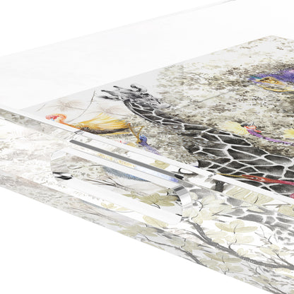 Arcadia Giraffe 12X12 Acrylic Tray - nicolettemayer.com
