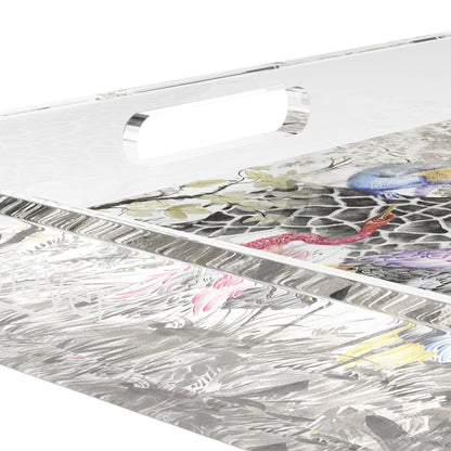 Arcadia Giraffe 12X12 Acrylic Tray - nicolettemayer.com
