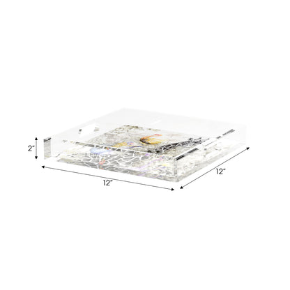 Arcadia Giraffe 12X12 Acrylic Tray - nicolettemayer.com
