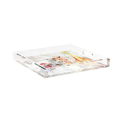 Arcadia Tiger 15X15 Acrylic Tray - nicolettemayer.com
