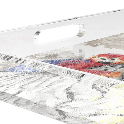 Arcadia Tiger 18X18 Acrylic Tray - nicolettemayer.com
