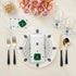 Asscher White 16" Round Pebble Placemats, Set of 4 - nicolettemayer.com
