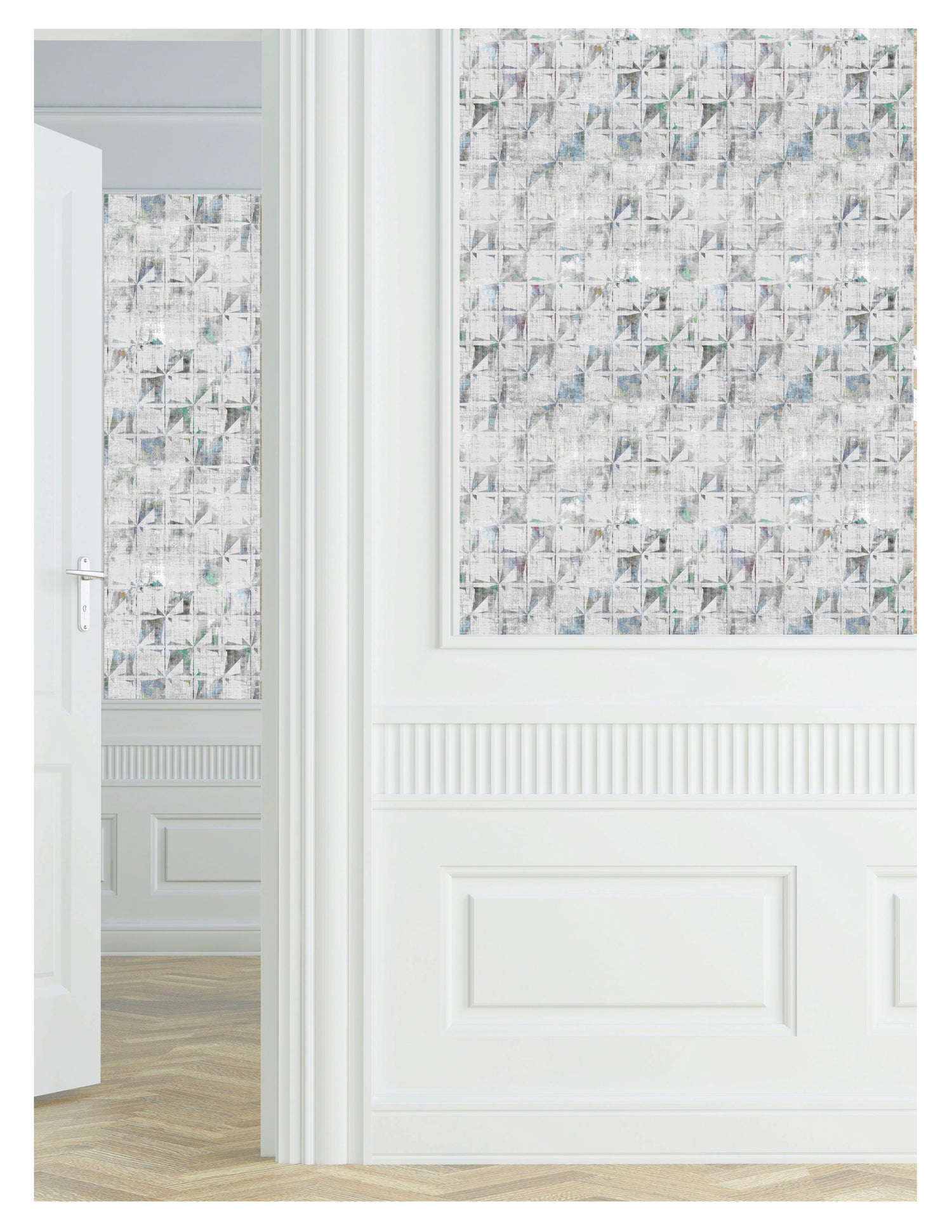 Billion Opulence Grasscloth Printed Wallpaper