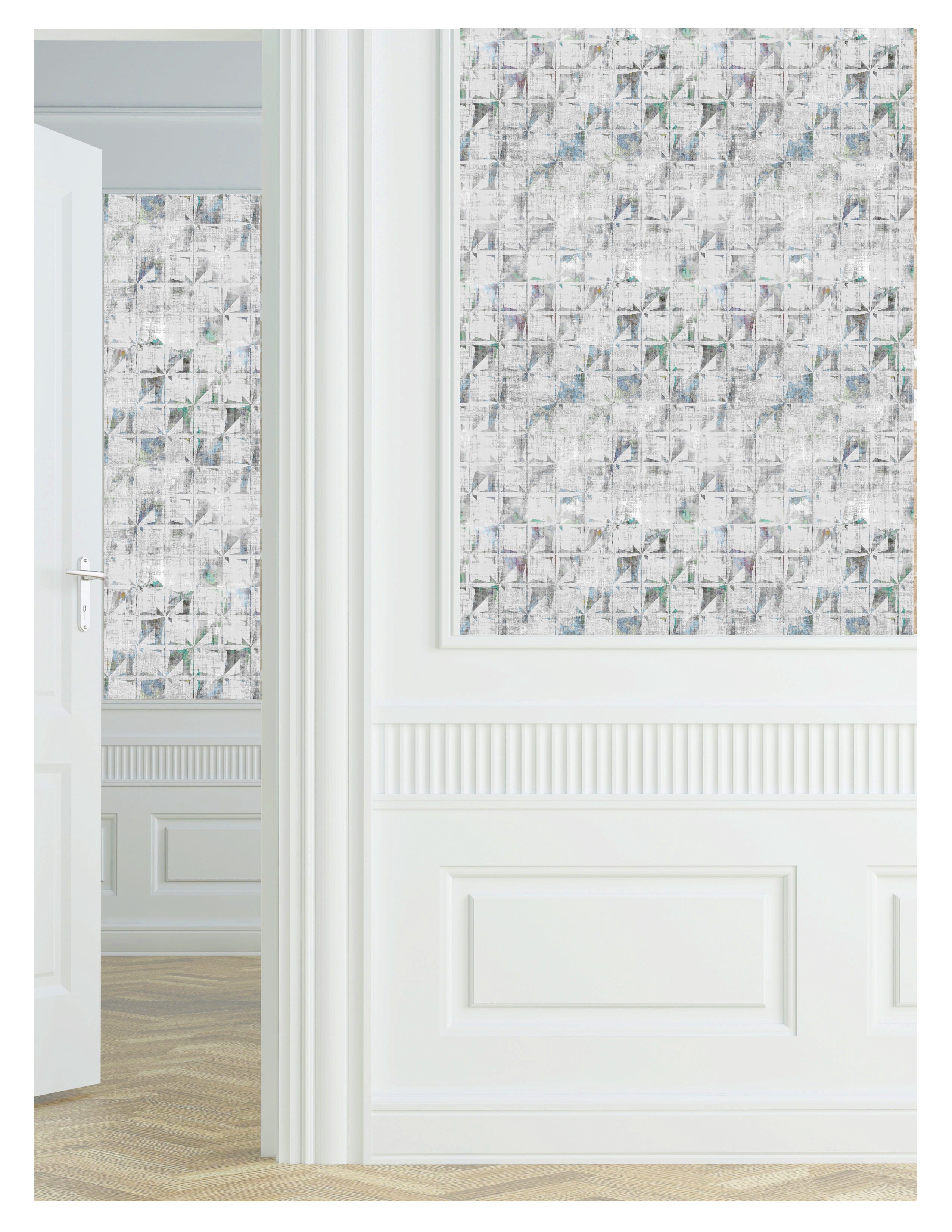 Billion Opulence Grasscloth Printed Wallpaper