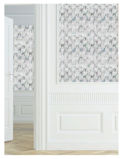 Billion Opulence Grasscloth Printed Wallpaper