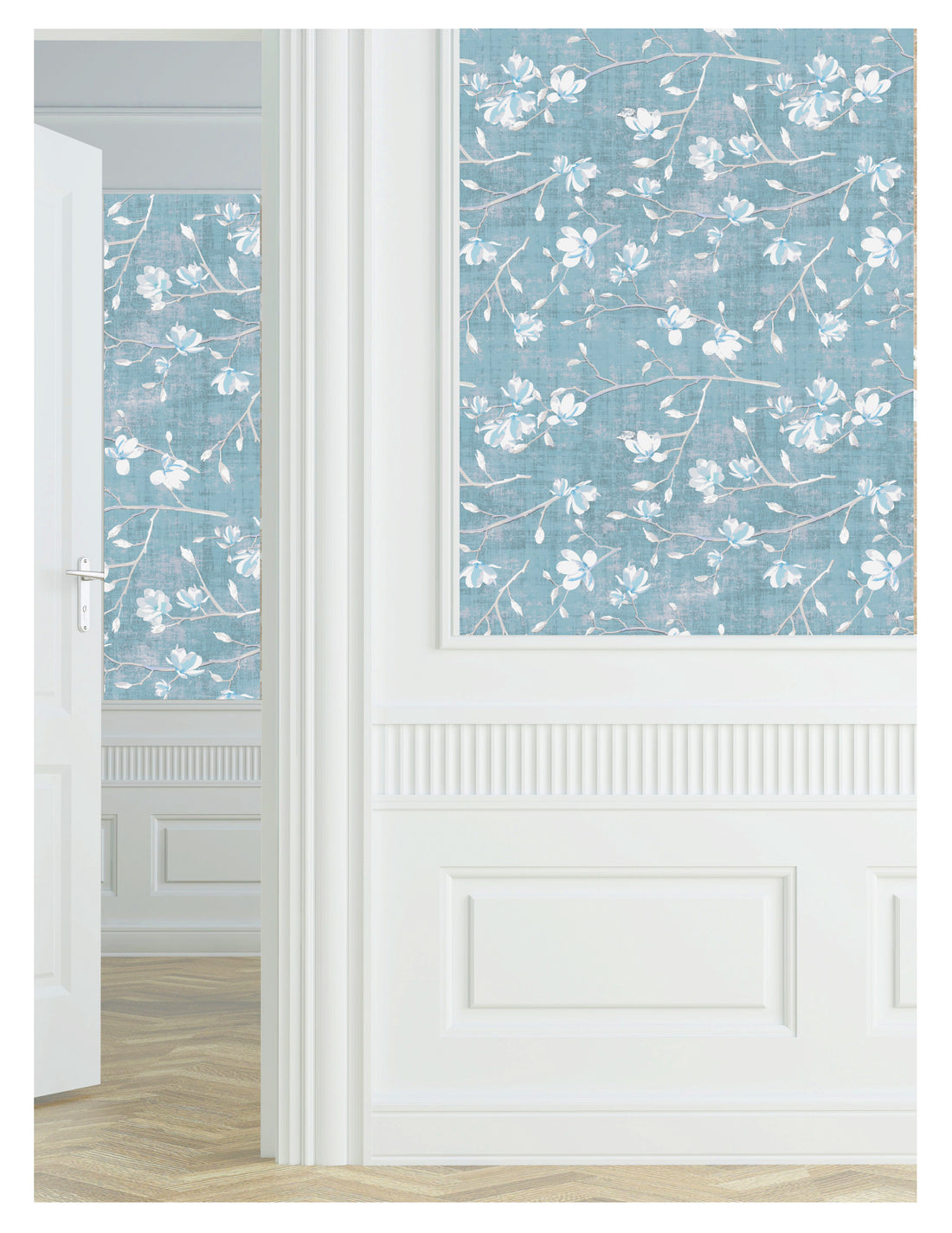 Bloom Oriole Grasscloth Printed Wallpaper