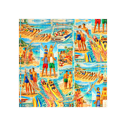 Beach Collage Acrylic Candy Catchall Dish