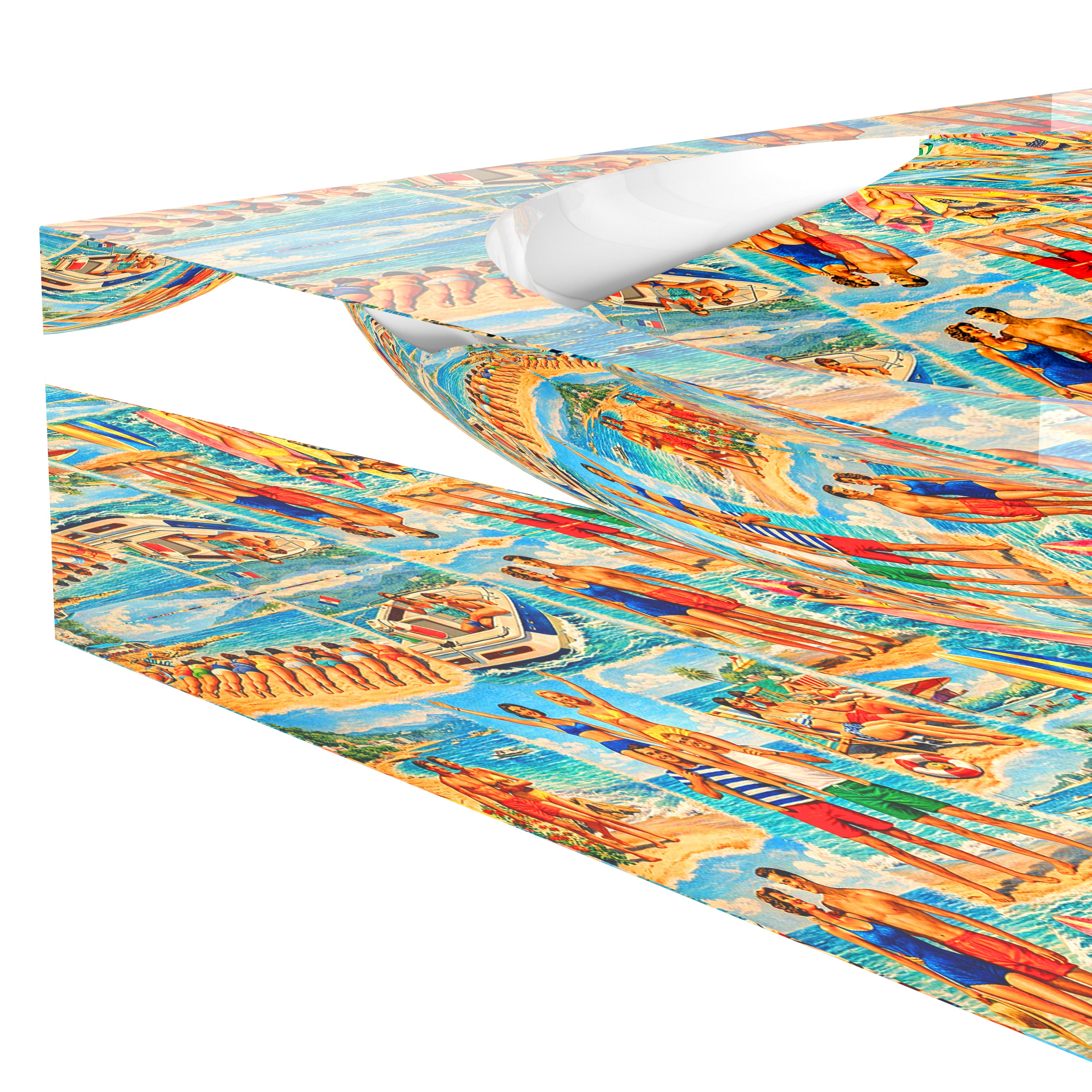 Beach Collage Acrylic Candy Catchall Dish