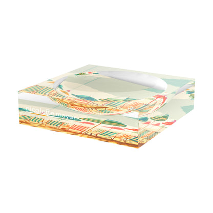 Beach Umbrella Pastels Acrylic Candy Catchall Dish