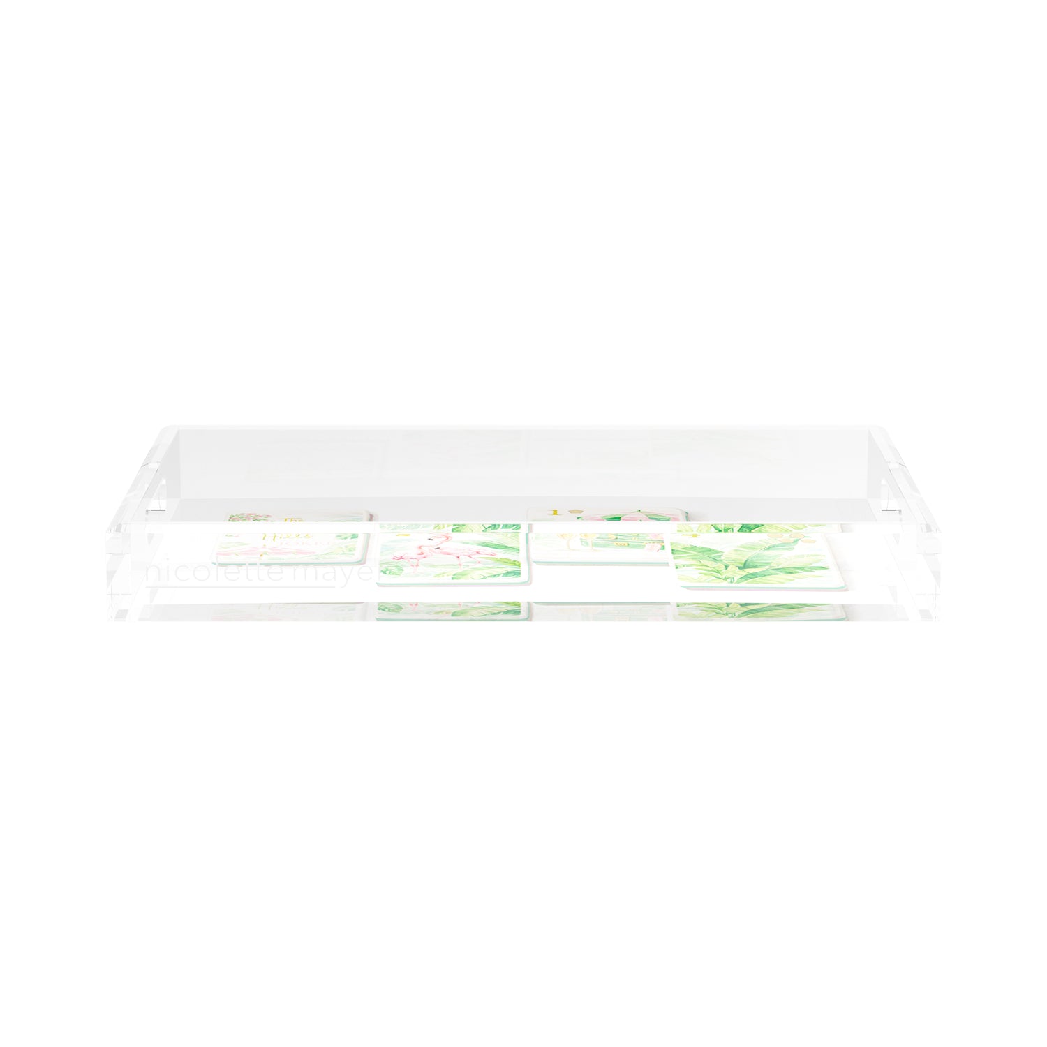 Mahjong Beverly Hills Mahj 17X10.5 Acrylic Tray - nicolettemayer.com 