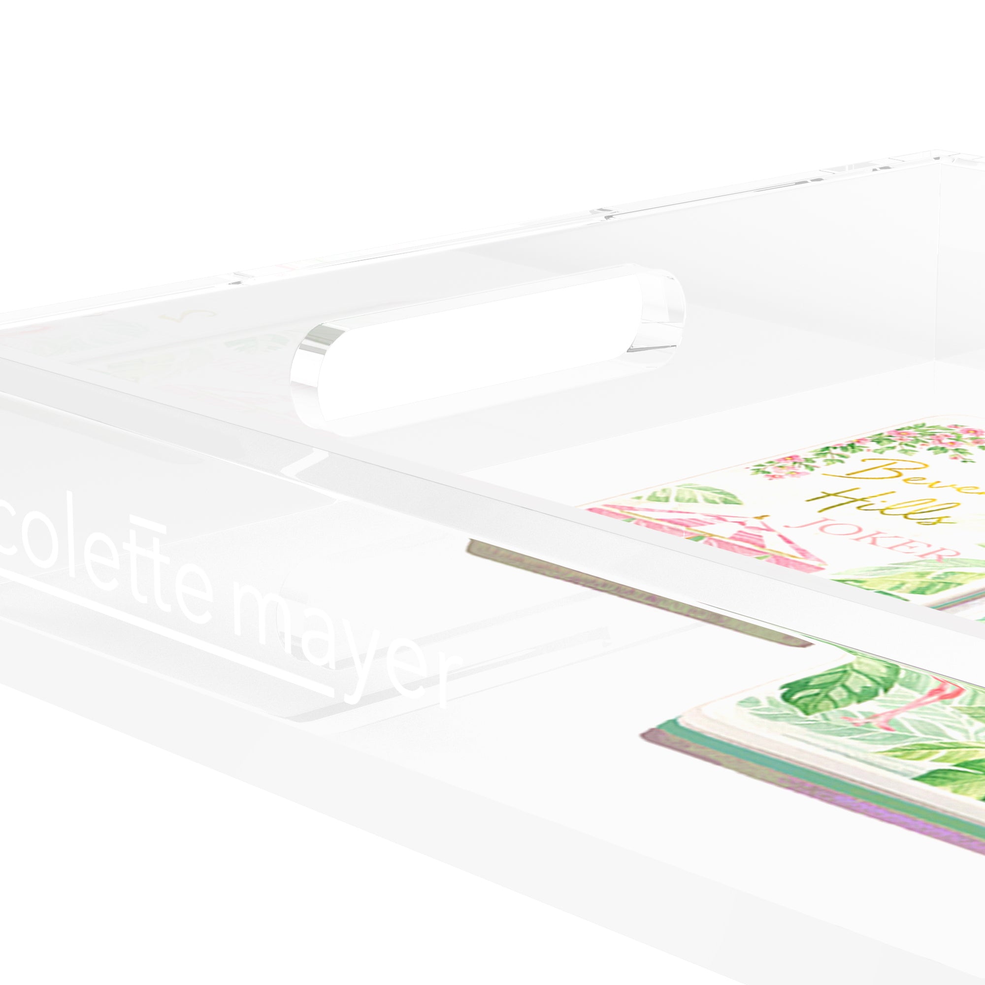 Mahjong Beverly Hills Mahj 17X10.5 Acrylic Tray - nicolettemayer.com 