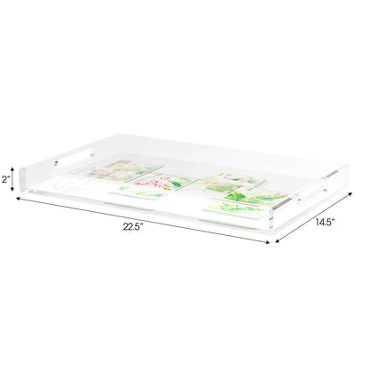 Mahjong Beverly Hills Mahj Set of 3 Acrylic Tray - nicolettemayer.com 