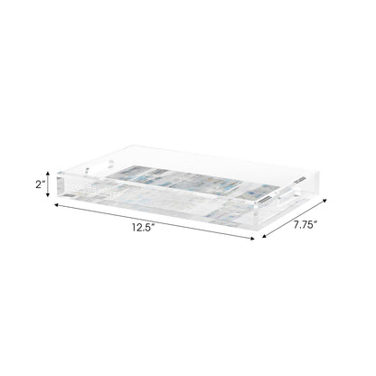 Birch Opulence Acrylic Decorative Tray, 12.5 x 7.75 in. by Nicolette Mayer 