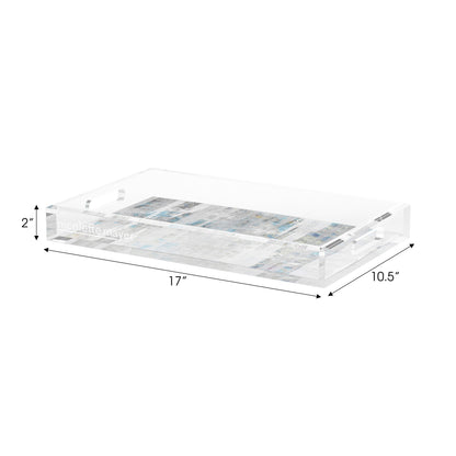 Birch Opulence Acrylic Decorative Tray, 17 x 10.5 in. by Nicolette Mayer 