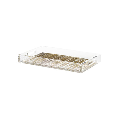 Birch Brown Acrylic Decorative Tray, 12.5 x 7.75 in. by Nicolette Mayer 