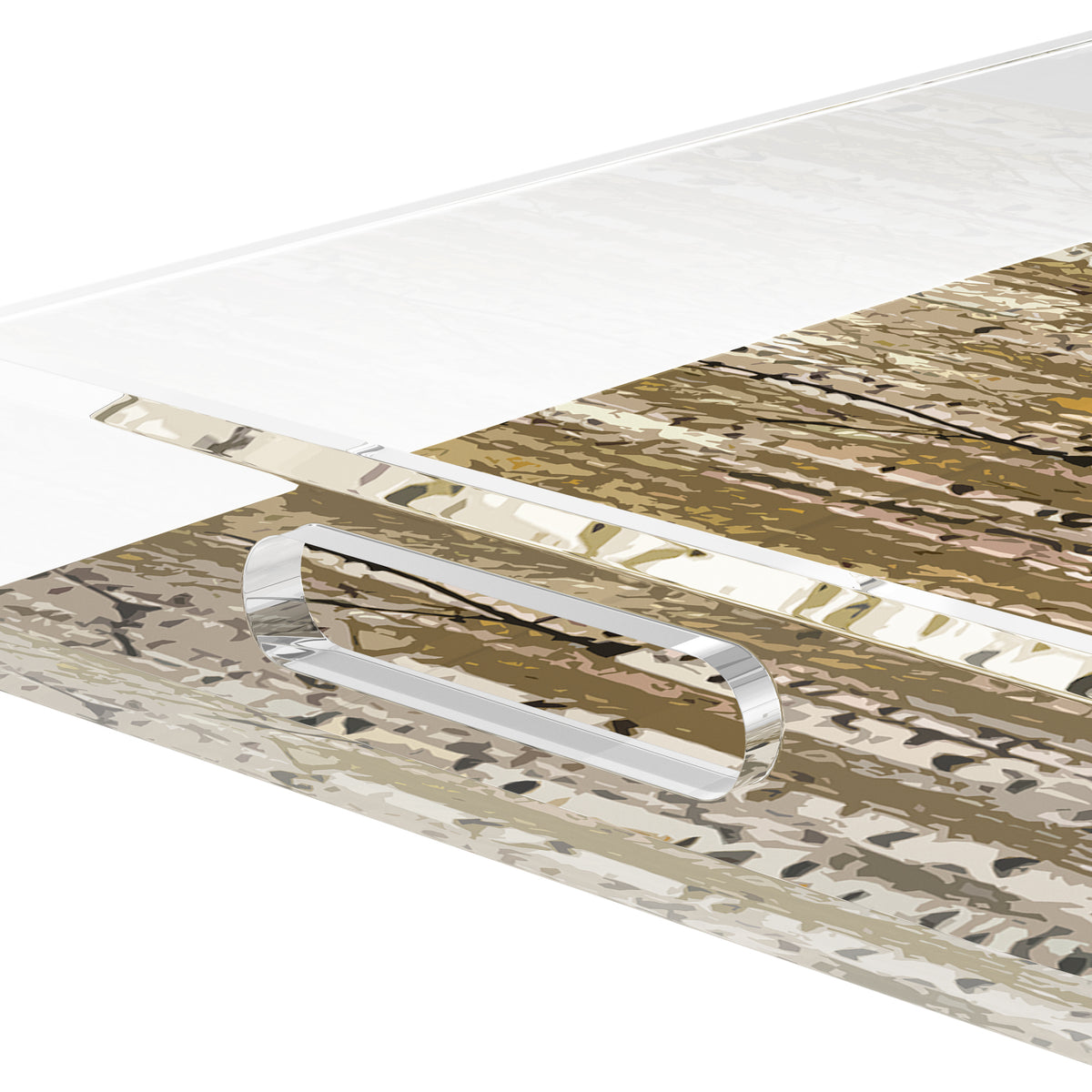 Birch Brown Acrylic Decorative Tray, 12.5 x 7.75 in. by Nicolette Mayer 