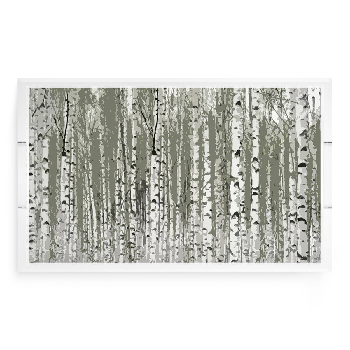 Birch Fawn Acrylic Decorative Tray, 22.5 x 14.5 in. by Nicolette Mayer 