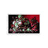 Bird Nest Floral Red Green Acrylic Decorative Tray, 12.5 x 7.75 in. by Nicolette Mayer 