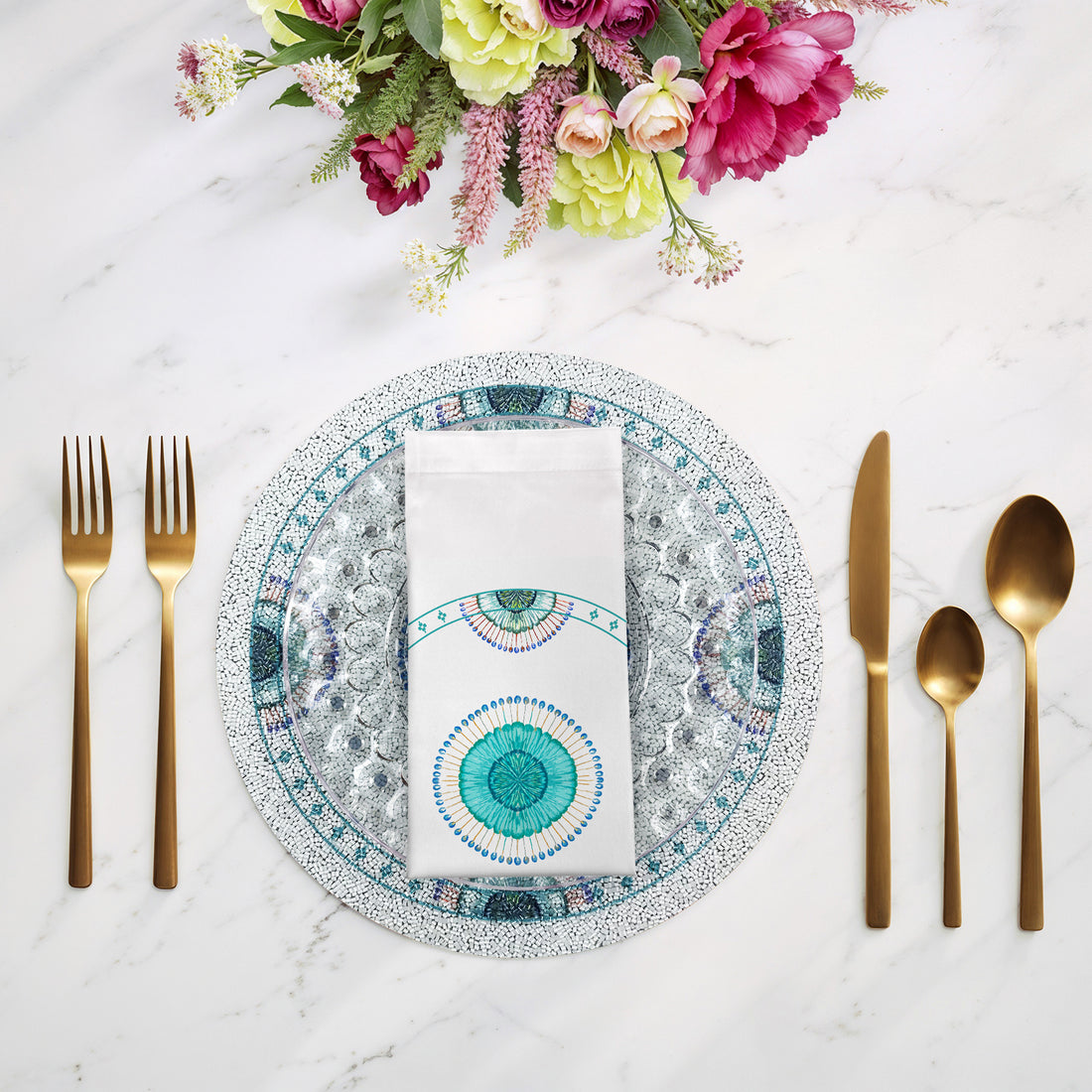 Birds of a Feather Cotton Sateen Dinner Napkins