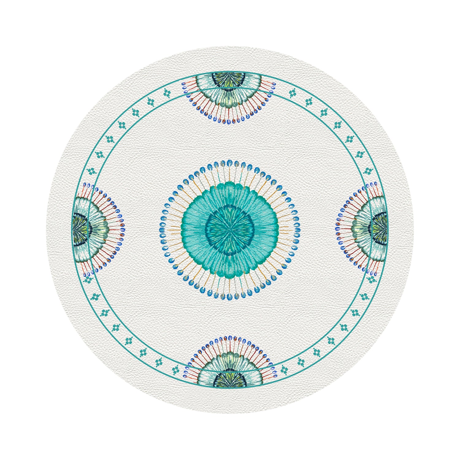 Birds of a Feather Vegan Leather Round Coasters