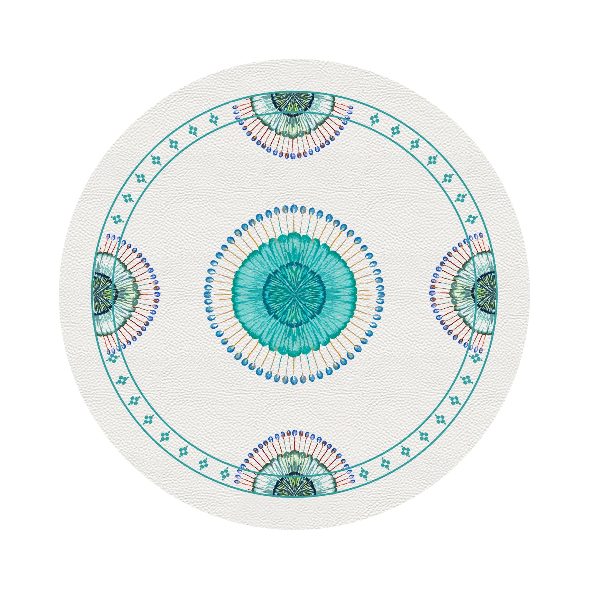 Birds of a Feather Vegan Leather Round Coasters