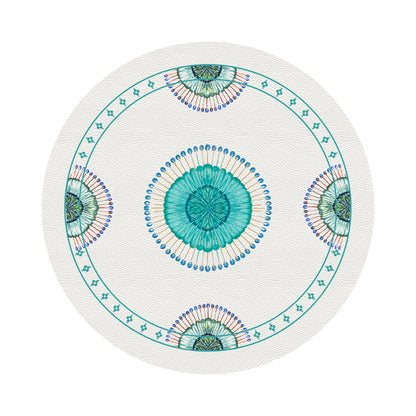 Birds of a Feather Vegan Leather Round Coasters