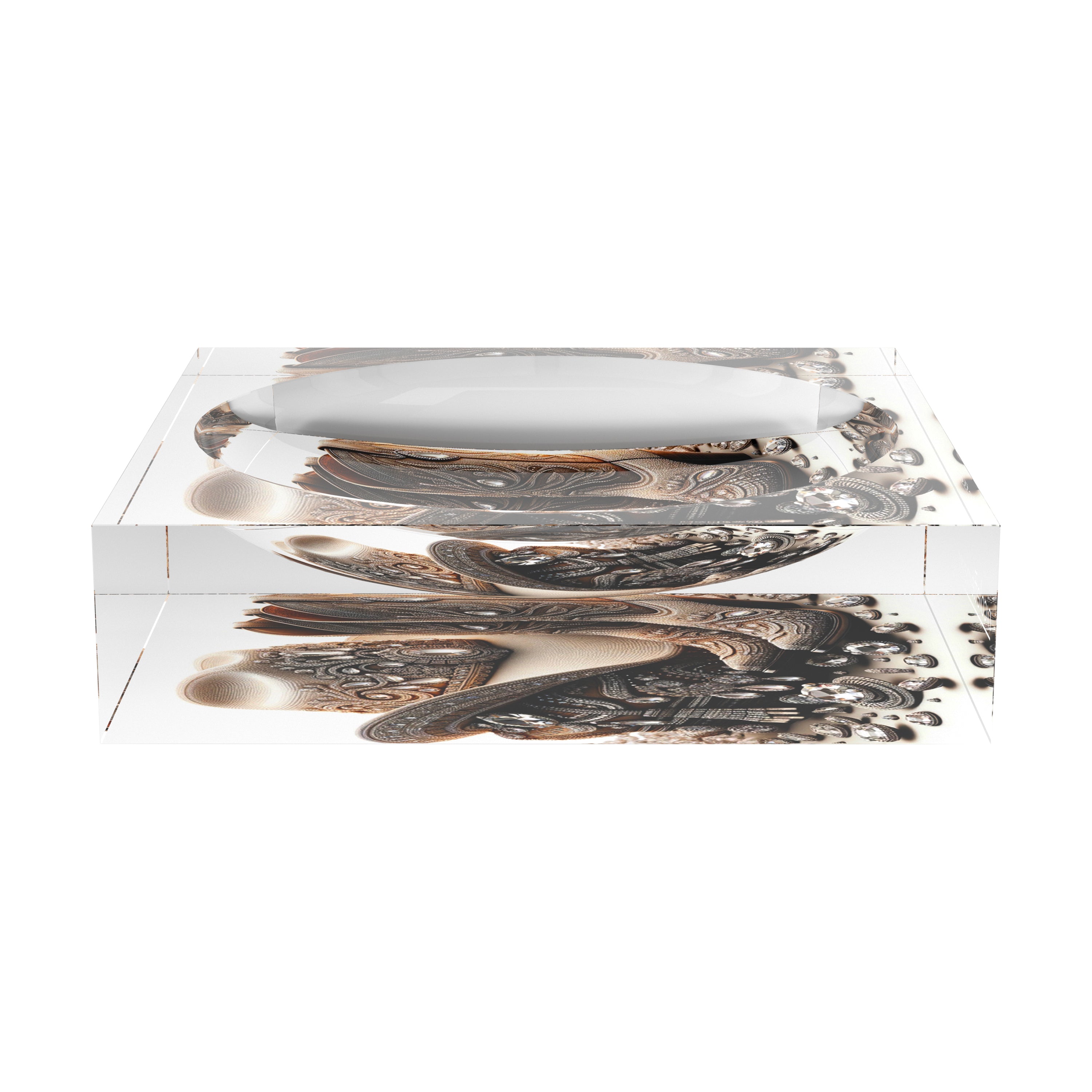 Bling Cowgirl Acrylic Candy Catchall Dish