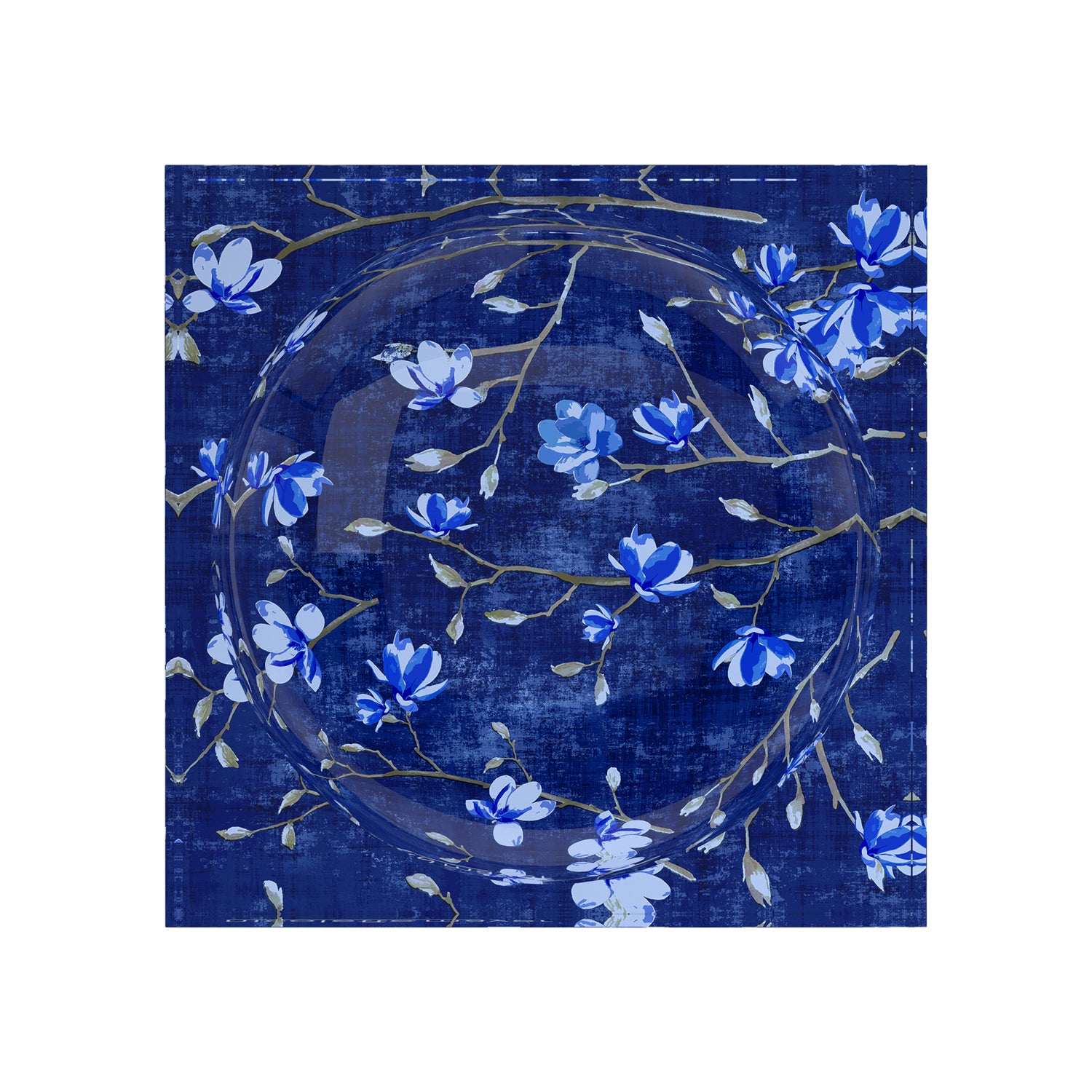 Bloom Delft Blue Acrylic Candy Catchall Dish